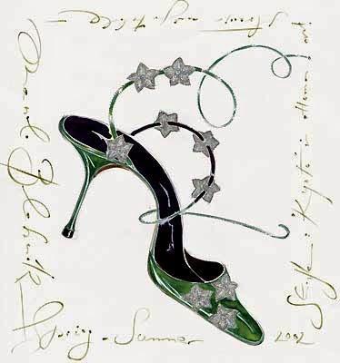 Imprimibles de zapatos Manolo Blahnik  #DIARIODECO5