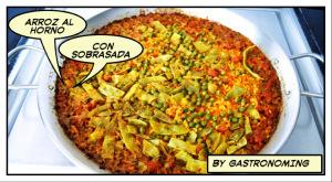 Arroz al horno con sobrasada