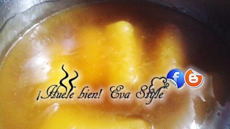 Canutillos rellenos de plátanos