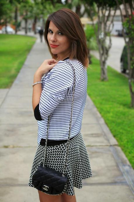 chanel, mezclar estampados, mis looks, outfit post, mixing prints, fashion bloger, new york,