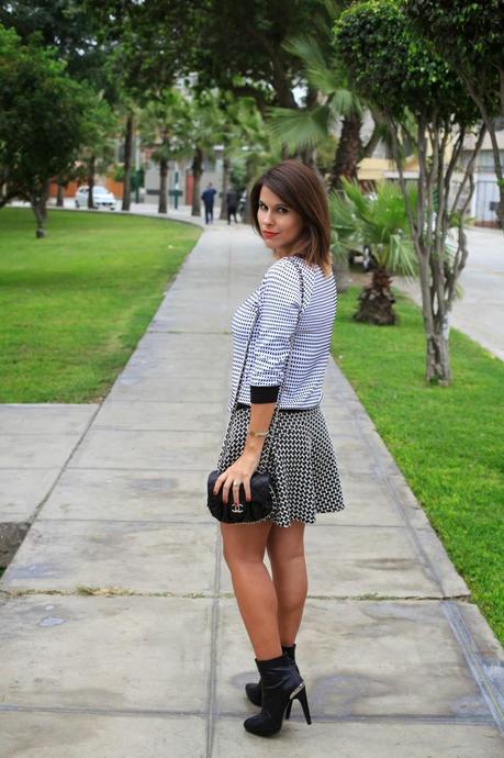 chanel, mezclar estampados, mis looks, outfit post, mixing prints, fashion blogger , new york 