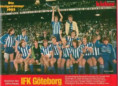 Revista que felicita al Goteborg campeón. 