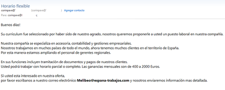 Captura  ¡Que no te engañen en Internet con falsas ofertas de empleo!