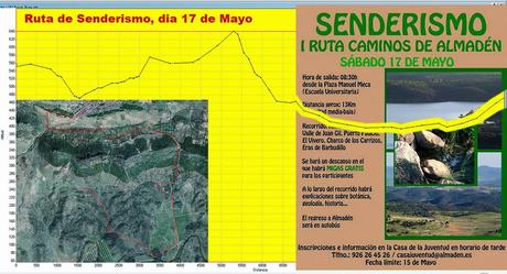 Perfil Ruta de Senderismo dia 17 de mayo
