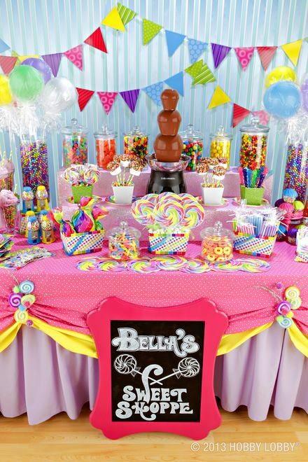 Candy bar o mesas dulces