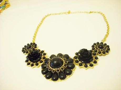 collar negro sheinside