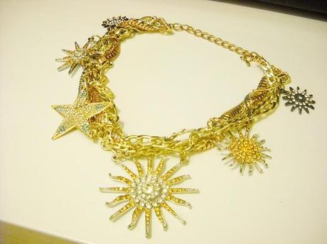 collar estrelas sheinside