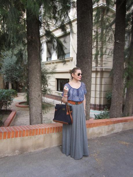 LOOK 331-16.5.20147:30LONG SKIRT SUEDE JACKET +¡¡Hola ami...