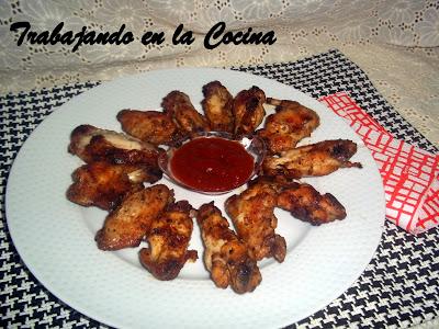 Alitas de pollo buffalo.