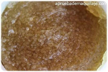 Detalle del exfoliante orgánico corporal con Aloe Vera de  Laboratorios Vesna