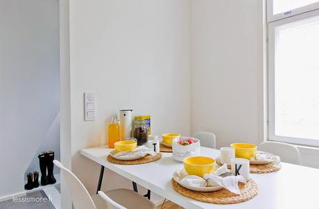 UN DUPLEX BLANCO Y LUMINOSO