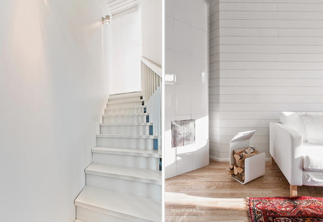 UN DUPLEX BLANCO Y LUMINOSO