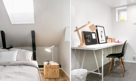 UN DUPLEX BLANCO Y LUMINOSO