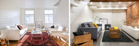 UN DUPLEX BLANCO Y LUMINOSO