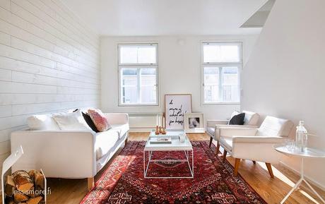 UN DUPLEX BLANCO Y LUMINOSO