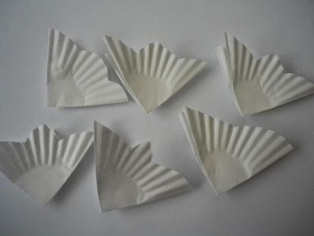 Flores con molde de magdalena