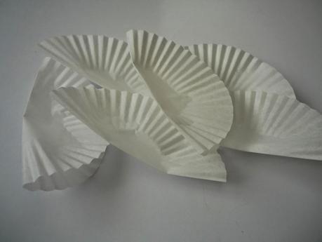 Flores con molde de magdalena