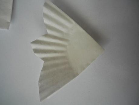 Flores con molde de magdalena