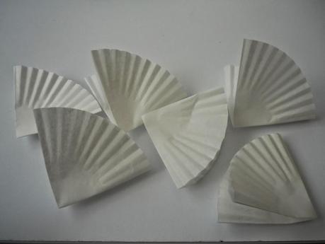 Flores con molde de magdalena