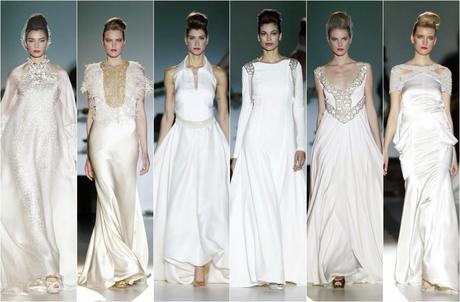BARCELONA BRIDAL WEEK 2014: MODA NOVIAS A TRAVES DE 12 DISEÑADORES