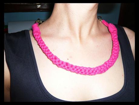 Recicla conmigo: Collar de trapillo