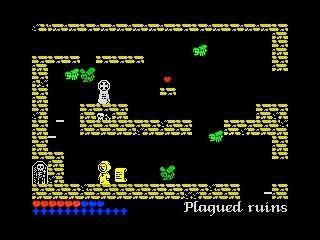 Espectacular conversión del L'Abbaye Des Morts de Locomalito para Spectrum Espectacular conversión del L'Abbaye Des Morts de Locomalito para Spectrum