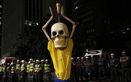 PROTESTAS DE BRASIL CONTRA LA COPA DEL MUNDO