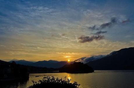 Lago di Como al tramonto