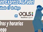 Cuadros horarios juego Torneo Express AGPadel