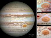gran mancha roja Júpiter está reduciendo