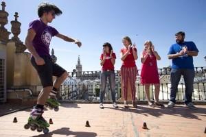 El casco antiguo celebra este fin de semana el ‘Día del Patín’.
