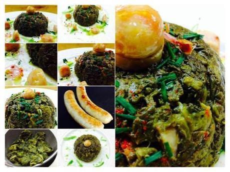 Espinacas de pastel con pollo_Fotor