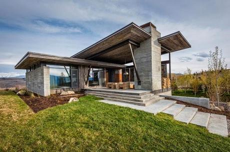 Casa Moderna y Rustica en Wyoming