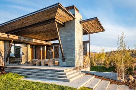 Casa Moderna y Rustica en Wyoming