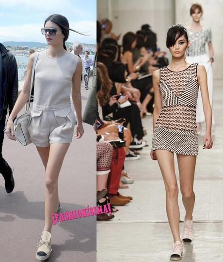 Kendall Jenner has fun by the water in Cannes with a friend **USA ONLY**