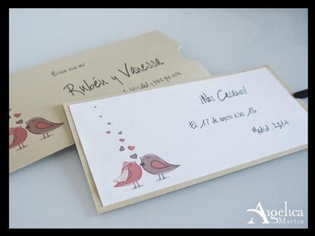 Invitación de boda: Vanessa y Rubén