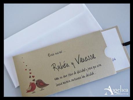 Invitación de boda: Vanessa y Rubén