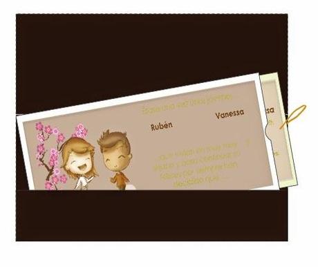 Invitación de boda: Vanessa y Rubén