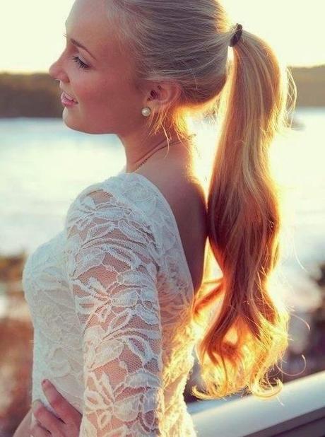 Peinados de boda: Novias con coleta