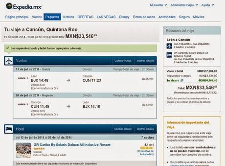 Expedia Riviera Maya, Cancún