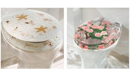 Lindas tapas de inodoros decoradas