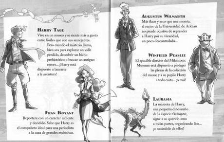 “Harry Tage: En el valle de los saurios” de Jacopo Olivieri (ilustraciones de Matteo Piana) Los protagonistas de Las increíbles aventuras de Harry Tage