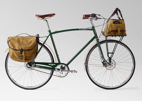 Filson y Shinola lanza su bicicleta de edición limitada. 