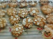 Galletas craqueladas almendra