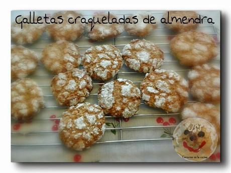 GALLETAS CRAQUELADAS DE ALMENDRA