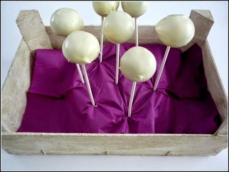 Cakepops de oreo y chocolate blanco