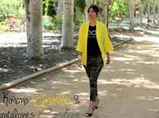 Look kimono amarillo pantalones camuflaje