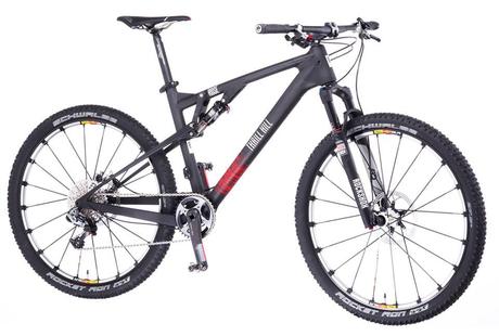 La bicicleta Rose Thrill Hill es un cuadro para carreras de MTB.