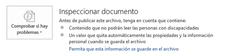 Como borrar tus datos personales en los documentos de Office