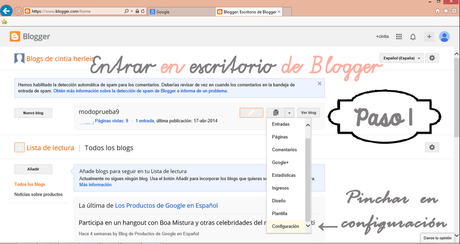 #04 Cambiar hora Blogger [Solucionar problema de programación de Post]